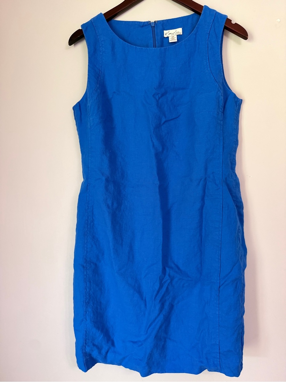 Kim Rogers Blue Linen Dress